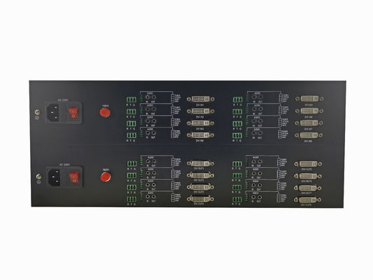 Решетка 1080P/60Hz Беспотерянный Dvi видеоволоконный преобразователь Передатчик-приемник Одноядерный приемник 8-канальный поставщик