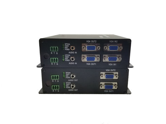 Изготовление 4-канального VGA 720/1080p видео аудио расширителя с данными VGA оптоволоконный преобразователь поставщик