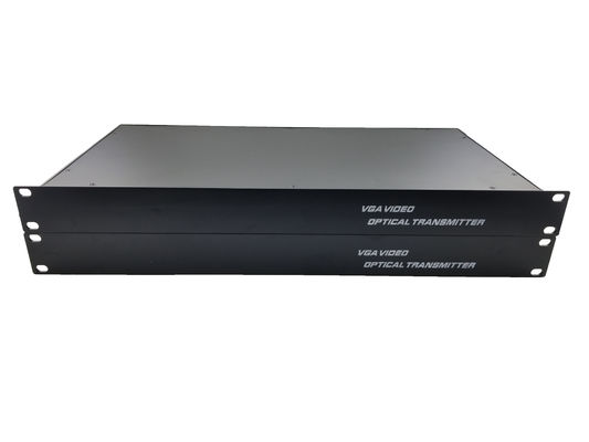 Изготовление Rack 2-канальный VGA 720/1080p видео аудио расширитель с данными VGA волоконно-оптический преобразователь поставщик