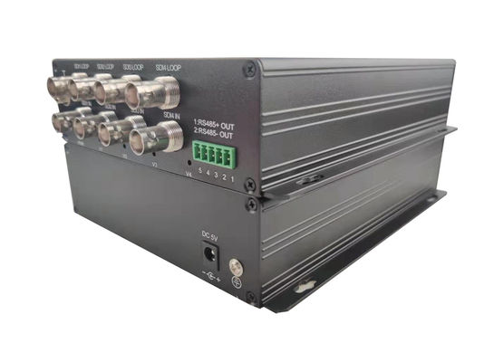 16-CH 720P 960P 1080P HDCVI/TVI/AHD видео волоконно-оптический передатчик 120MHz 1310nm/1550nm Одномодный Одноволоконный 20 км поставщик