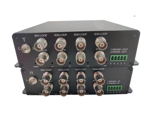 16-CH 720P 960P 1080P HDCVI/TVI/AHD видео волоконно-оптический передатчик 120MHz 1310nm/1550nm Одномодный Одноволоконный 20 км поставщик