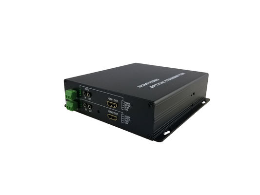 2-Ch 1080P HDMI оптоволоконный преобразователь приемопередатчик с внешним расширителем звука поставщик