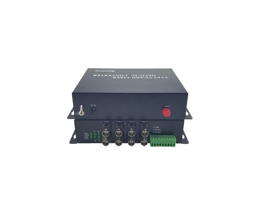 AHD CVI Оптический преобразователь, 1-8 CH 1080P видеоволоконный передатчик с обратными данными RS485 HD Video поставщик