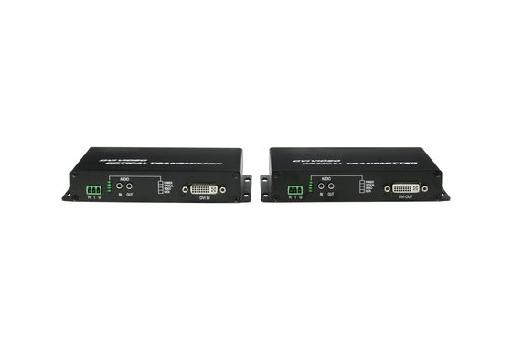1 канал 1080P/60Hz Несжатый DVI на видеоволоконный передатчик-приемник через двойной волоконно-оптический кабель поставщик