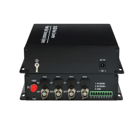 1080p 4 канал 3G-SDI Fiber Converter с rs485+1Channel Forward Audio Single Mode FC поставщик