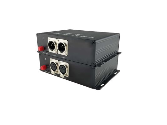 2-канальный форвардный XLR сбалансированный аудио-волоконный преобразователь, передает качественные аудиосигналы до 12,5 миль одномода поставщик