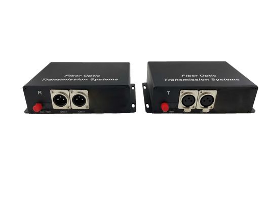 XLR сбалансированный аудио на волоконный преобразователь, передает качественные аудиосигналы до 12,5 миль одномода поставщик