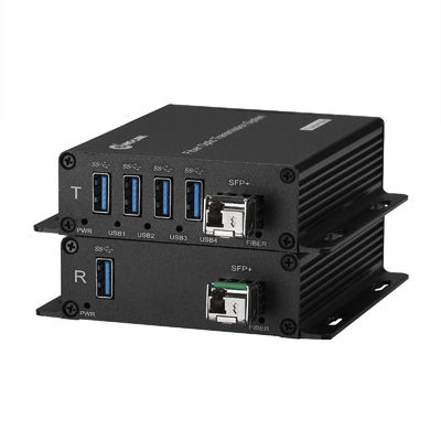Высокоскоростное расширение сигнала USB3.0 Конвертер волоконно-оптический с слотом 10G SFP